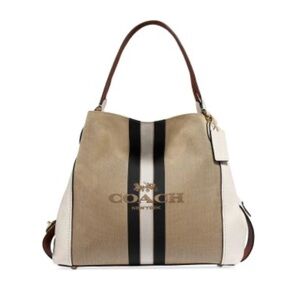 HORSE AND CARRIAGE JACQUARD EDIE 31 SHOULDER BAG